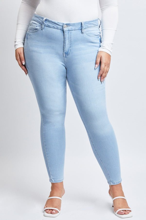 Women's Plus Size  Sustainable Curvy Fit  Skinny Jeans - Image 3