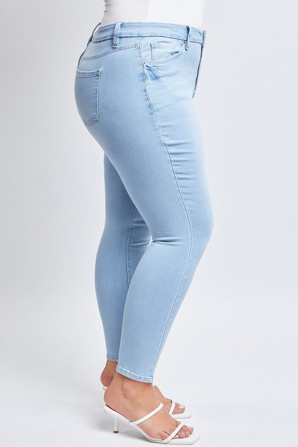 Women's Plus Size  Sustainable Curvy Fit  Skinny Jeans - Image 4