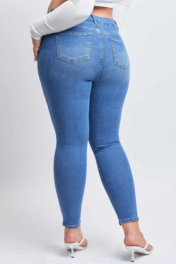 Women's Plus Size  Sustainable Curvy Fit  Skinny Jeans - Image 3