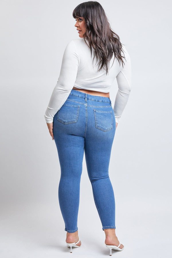 Women's Plus Size  Sustainable Curvy Fit  Skinny Jeans - Image 4