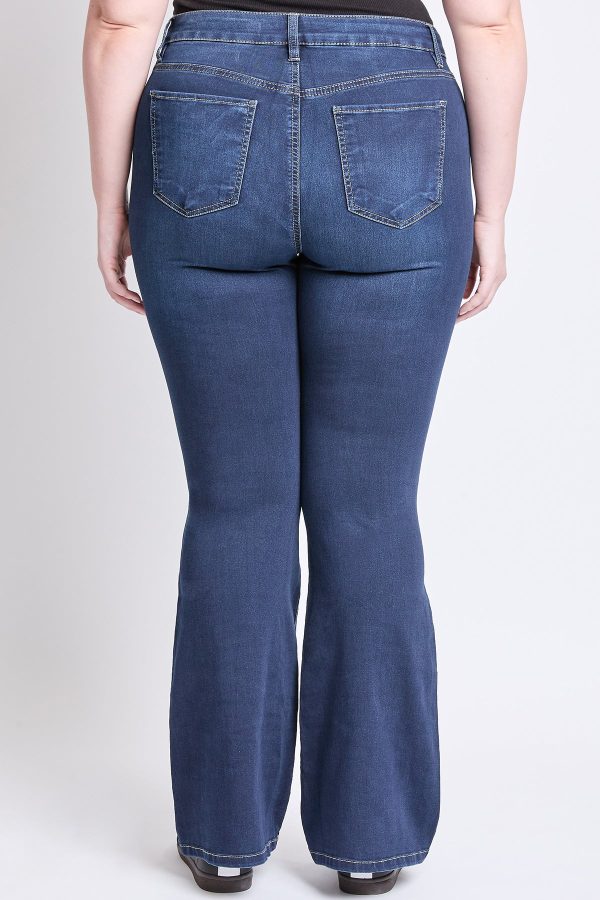 Women's Plus Essential HyperDenim Flare Jeans - Image 4