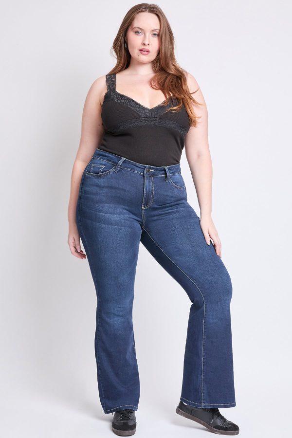Women's Plus Essential HyperDenim Flare Jeans - Image 5