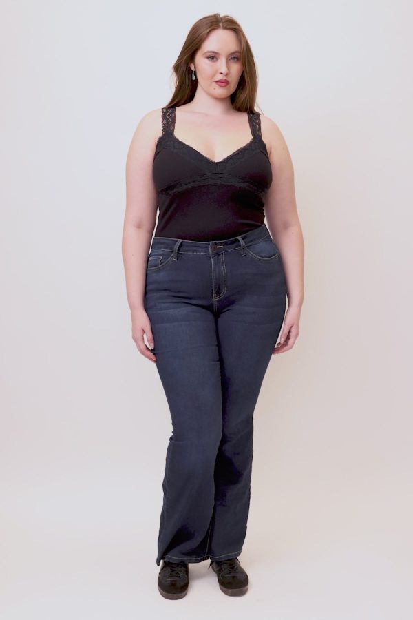 Women's Plus Essential HyperDenim Flare Jeans - Image 7
